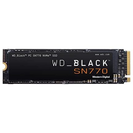WD_BLACK 2TB SN770 NVMe Internal Gaming SSD Solid State Drive - Gen4 PCIe. M.2 2280. Up to 5.150 MB/s - WDS200T3X0E