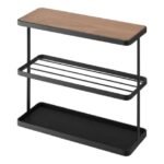 Yamazaki Home End Storage Side Table. One Size. Black. 6707