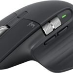 Logitech MX Master 3S - Wireless Performance Mouse with Ultra-Fast Scrolling. Ergonomic. 8K DPI. Glass Tracking. Silent Clicks. USB-C. Bluetooth. Windows. Linux. Chrome - Dark Gray
