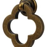 Ruiao 55mm 6 Pack Cupboard Cabinet Knobs. Antique Brass Solid Dresser Drawer knobs with Screws. Cupboard Knobs for Kitchen Bedroom Bathroom