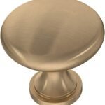 Franklin Brass Mushroom (10-Pack) Cabinet Knobs Champagne Bronze Drawer Knobs Kitchen Cabinet Knobs for Dresser Drawers Pulls and Knobs 1-3/16 Closet Door Gold Knobs P42354Z-CZ-B