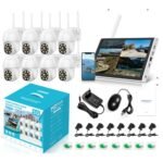 8-channel monitoring camera system network camera 5MP WiFi dome camera - 图片 2